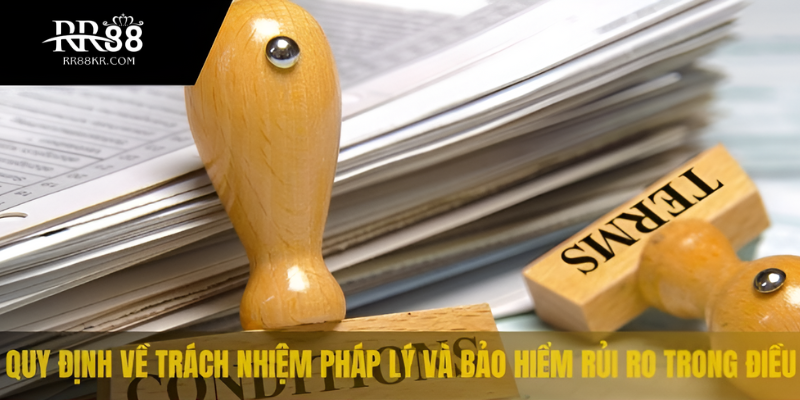 Quy định về trách nhiệm pháp lý và bảo hiểm rủi ro trong điều khoản