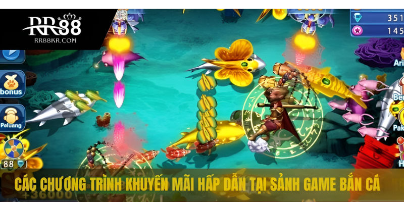 Các chương trình khuyến mãi hấp dẫn tại sảnh game bắn cá RR88